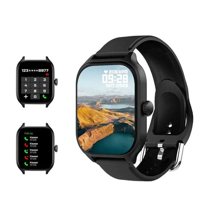H9 2.01 - Inch HD Smartwatch with Bluetooth Call, Fitness Tracking, and DIY Dials for Men & Women by LUXE AHMAR – Available at LUXE AHMAR