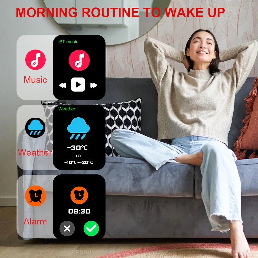 H9 2.01 - Inch HD Smartwatch with Bluetooth Call, Fitness Tracking, and DIY Dials for Men & Women by LUXE AHMAR – Available at LUXE AHMAR
