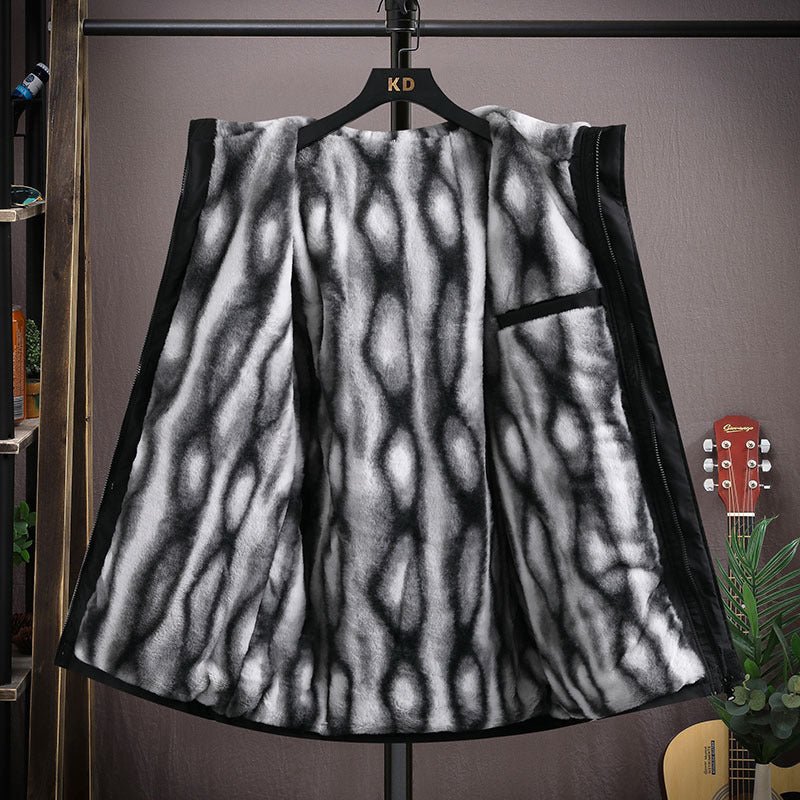 Hooded Fleece Jacket Men's Casual Jacket by LUXE AHMAR – Available at LUXE AHMAR