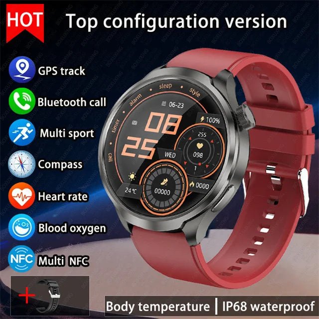 HUAWEI Outdoor Sports Smartwatch for Men – 1.85" AMOLED Screen, NFC, GPS, Heart Rate Monitor, Waterproof, Bluetooth Call by Luxe Ahmar – Available at LUXE AHMAR