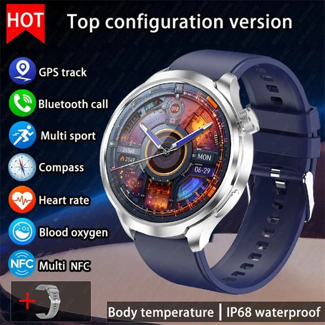 HUAWEI Outdoor Sports Smartwatch for Men – 1.85" AMOLED Screen, NFC, GPS, Heart Rate Monitor, Waterproof, Bluetooth Call by Luxe Ahmar – Available at LUXE AHMAR