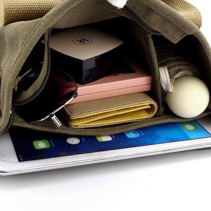 Korean Style Large Capacity Canvas Bag - Trendy All - Match Commuter Bag by LUXE AHMAR – Available at LUXE AHMAR