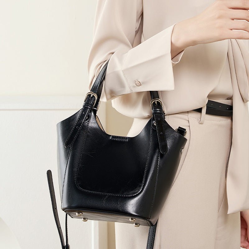 Lake Green Niche Commuter Cowhide Portable Messenger Bag by LUXE AHMAR – Available at LUXE AHMAR