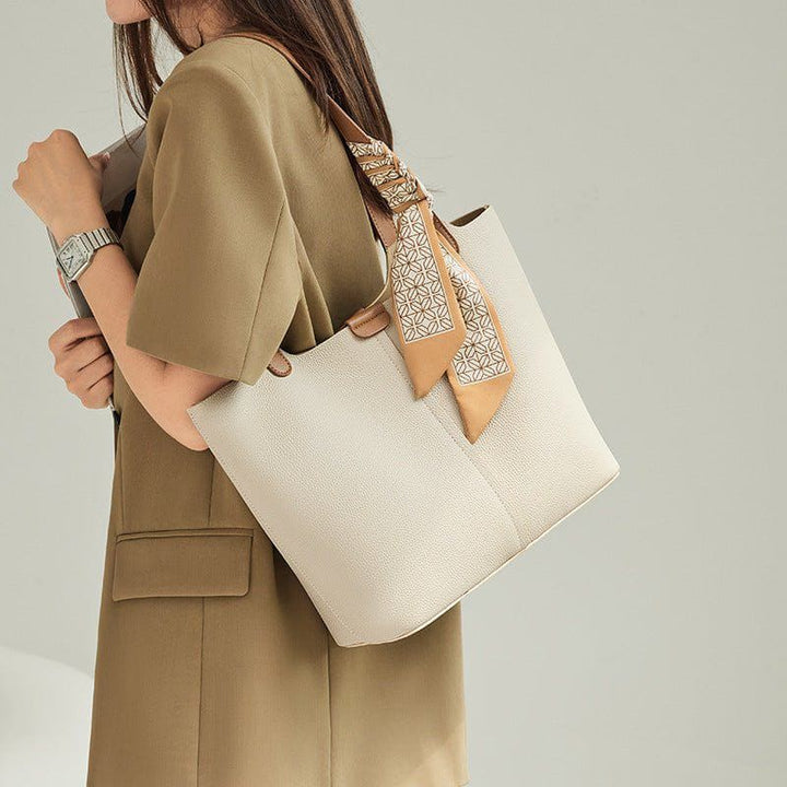 Large Capacity Commuter Genuine Leather Fashion Shoulder Bag by LUXE AHMAR – Available at LUXE AHMAR