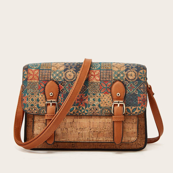 Large - Capacity Women's Printed Crossbody Bag – Stylish & Versatile by LUXE AHMAR – Available at LUXE AHMAR