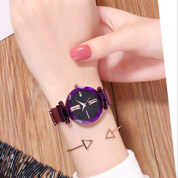 Lazy Magnet Watch Ladies Star Net Celebrity Same Paragraph Magnet Watch by LUXE AHMAR – Available at LUXE AHMAR