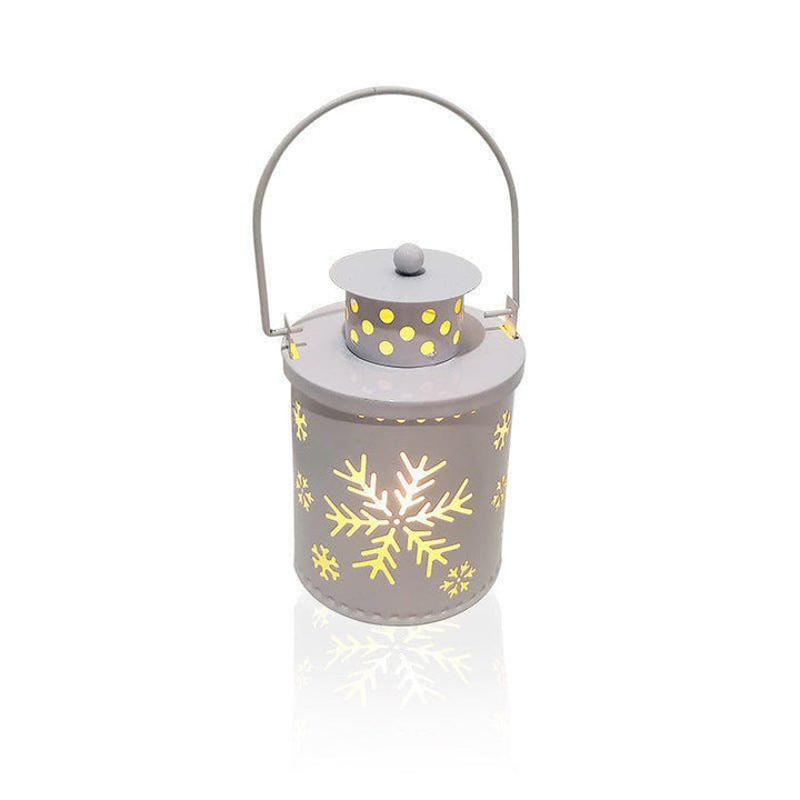 LED Christmas Candle Lantern – Nordic Style Electronic Wind Light, Festive Holiday Decor for Mantel, Table & Home Display by LUXE AHMAR – Available at LUXE AHMAR