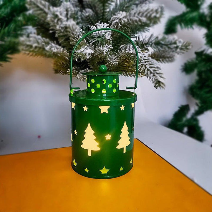 LED Christmas Candle Lantern – Nordic Style Electronic Wind Light, Festive Holiday Decor for Mantel, Table & Home Display by LUXE AHMAR – Available at LUXE AHMAR