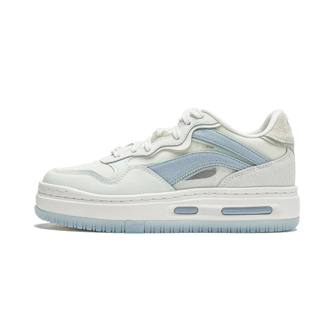 Li - Ning FUTURE C1 Women's Lifestyle Sneakers – Dual Cushion, Retro Classic, Soft Comfortable Thick Sole Shoes by Luxe Ahmar – Available at LUXE AHMAR