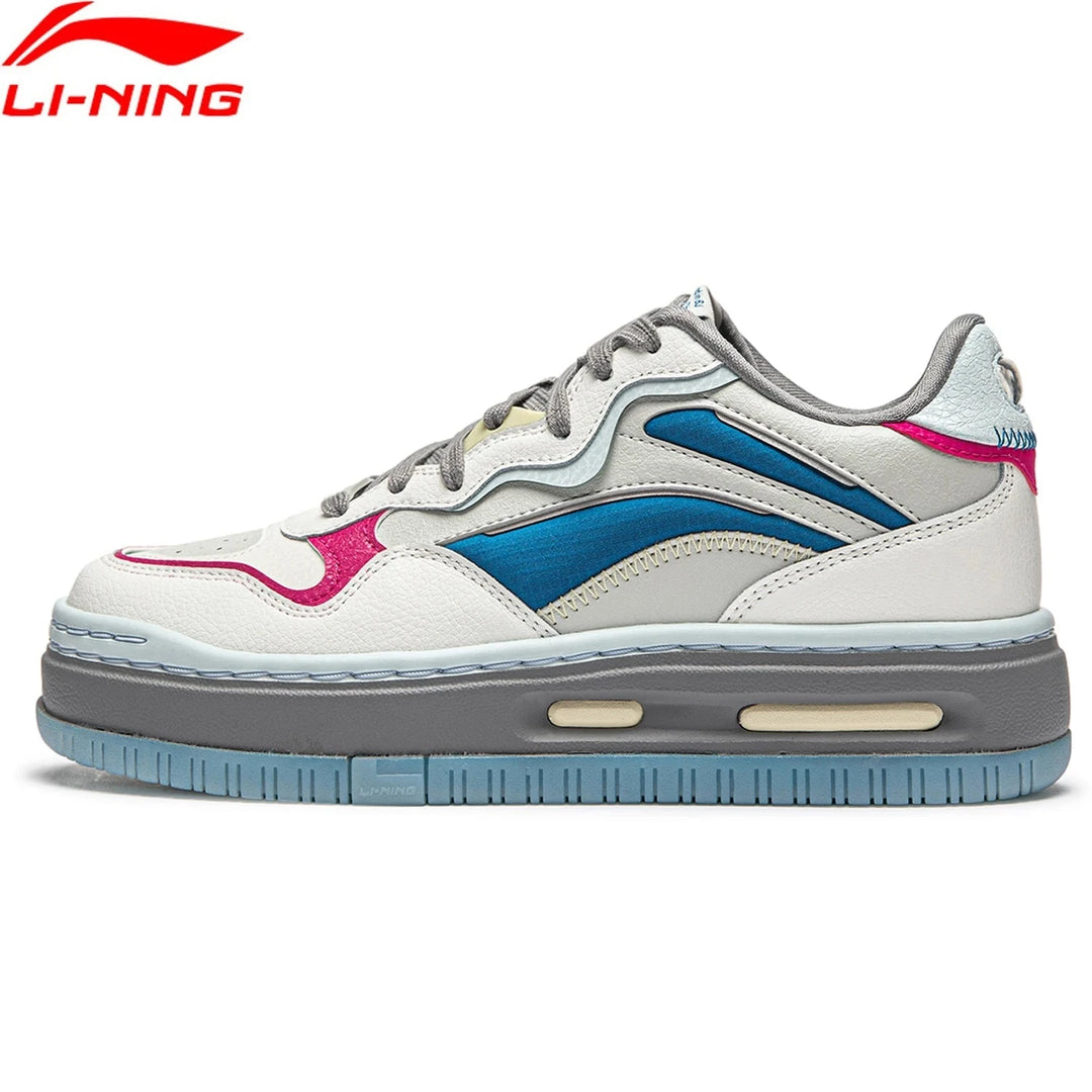 Li - Ning FUTURE C1 Women's Lifestyle Sneakers – Dual Cushion, Retro Classic, Soft Comfortable Thick Sole Shoes by Luxe Ahmar – Available at LUXE AHMAR