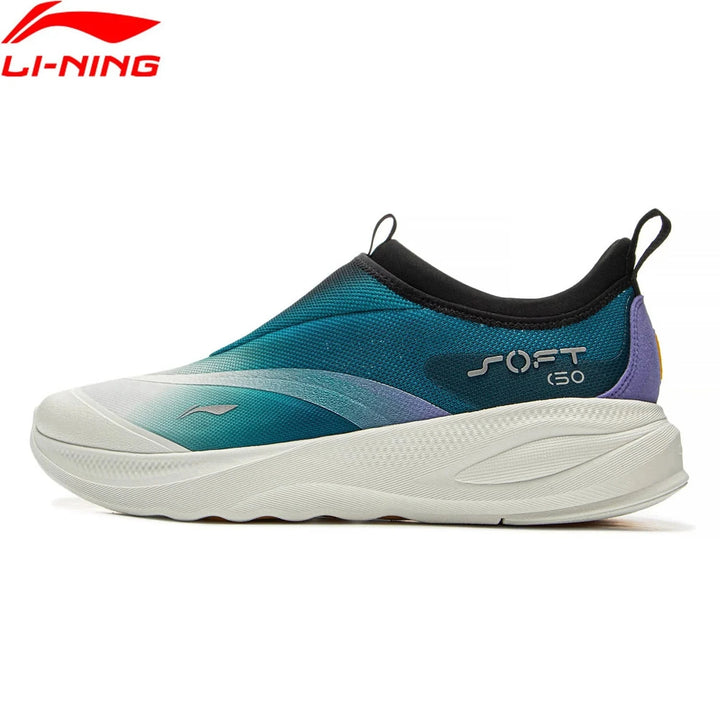 Li - Ning Men SOFT GO 2 Walking Shoes COMFOAM Slip - on Soft Thick Heel Comfortable Wearable Sports Casual Shoes AGLV005 by Luxe Ahmar – Available at LUXE AHMAR
