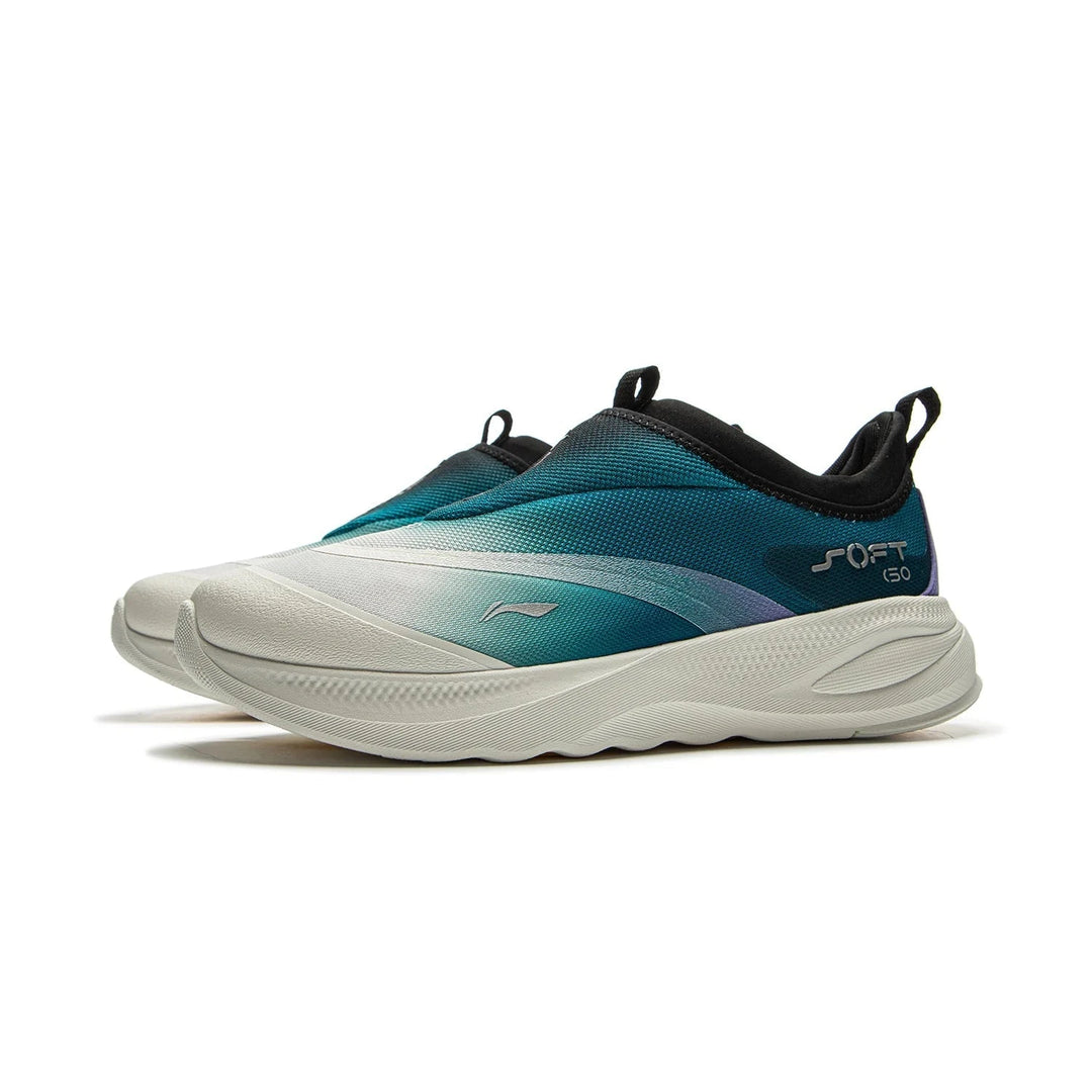 Li - Ning Men SOFT GO 2 Walking Shoes COMFOAM Slip - on Soft Thick Heel Comfortable Wearable Sports Casual Shoes AGLV005 by Luxe Ahmar – Available at LUXE AHMAR