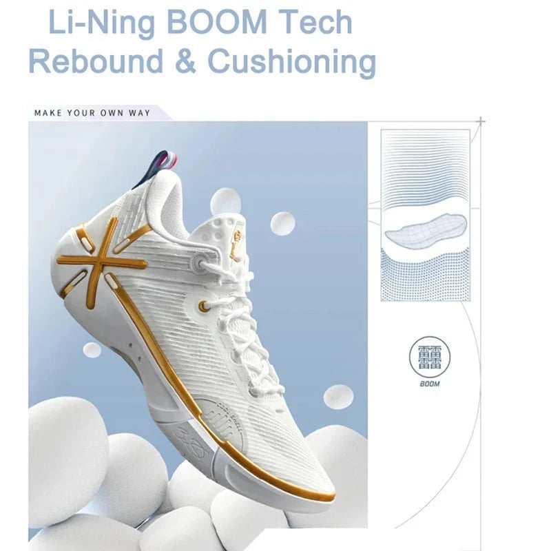 Li - Ning Men WADE SHADOW 6V2 On Court Basketball Shoes – BOOM Cushion, Breathable, Stable Support Sneakers ABPV021 by Luxe Ahmar – Available at LUXE AHMAR