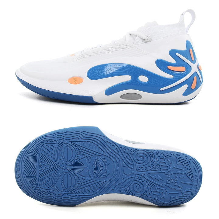 Li - Ning Men WAY OF WADE 11 WHITE HOT Basketball Shoes – Carbon Plate Cushion, Pro - Level Support, Indoor Sneakers ABAU049 by Luxe Ahmar – Available at LUXE AHMAR