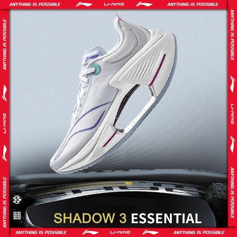 Li - Ning SHADOW 3 ESSENTIAL Women's Running Shoes – Lightweight BOOM Cushion, Breathable Mesh, Anti - Slip Sports Sneakers ARRV002 by Luxe Ahmar – Available at LUXE AHMAR