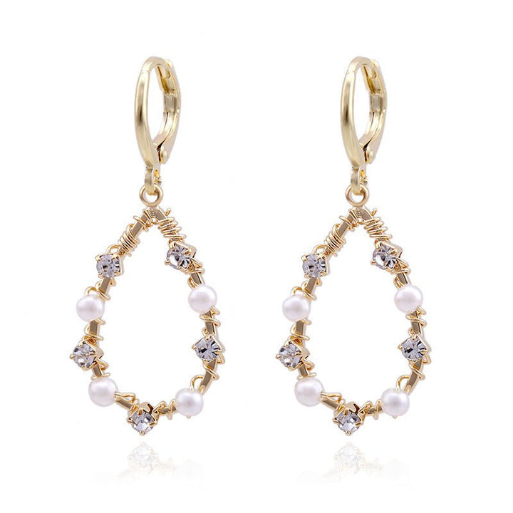 Light Luxury Ocean Series Ear Clip European And American Handmade Pearl Earrings by LUXE AHMAR – Available at LUXE AHMAR