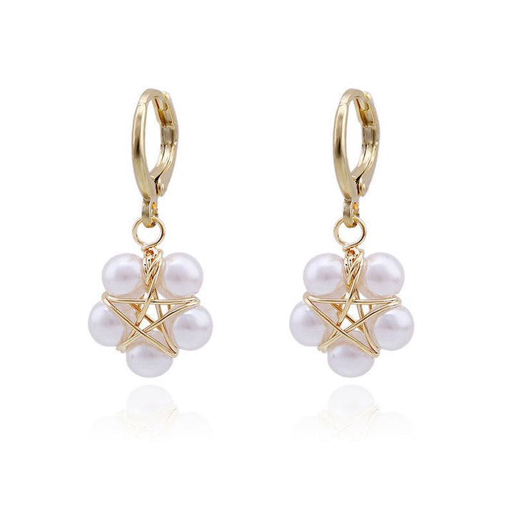 Light Luxury Ocean Series Ear Clip European And American Handmade Pearl Earrings by LUXE AHMAR – Available at LUXE AHMAR