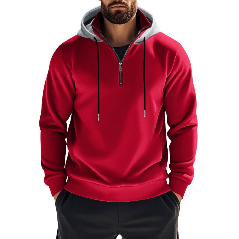 Long Sleeve European Size Sports Men's Sweater by LUXE AHMAR – Available at LUXE AHMAR