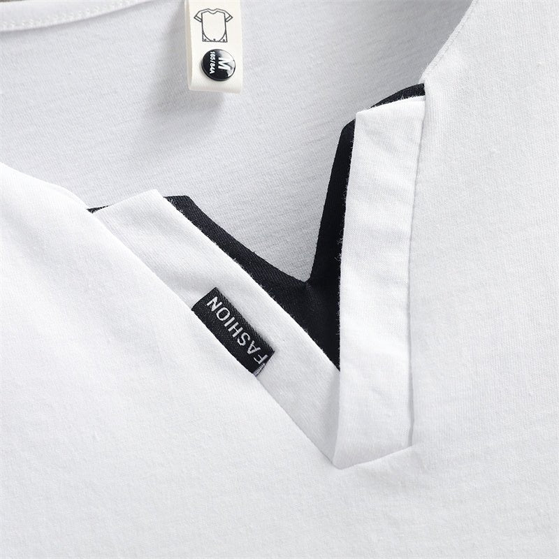 Long Sleeve T-shirt Men's Cotton Autumn Casual Sweatshirt by LUXE AHMAR – Available at LUXE AHMAR