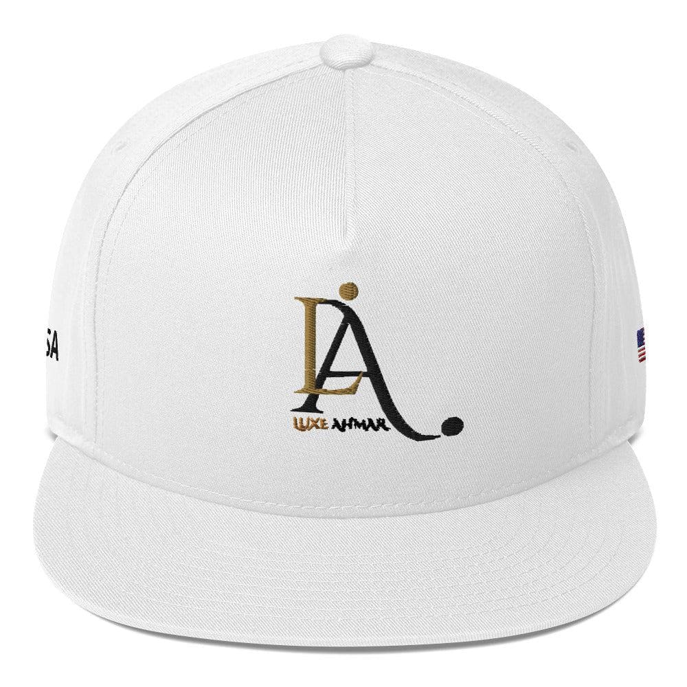 Luxe Ahmar Flat Bill Cap by LUXE AHMAR – Available at LUXE AHMAR