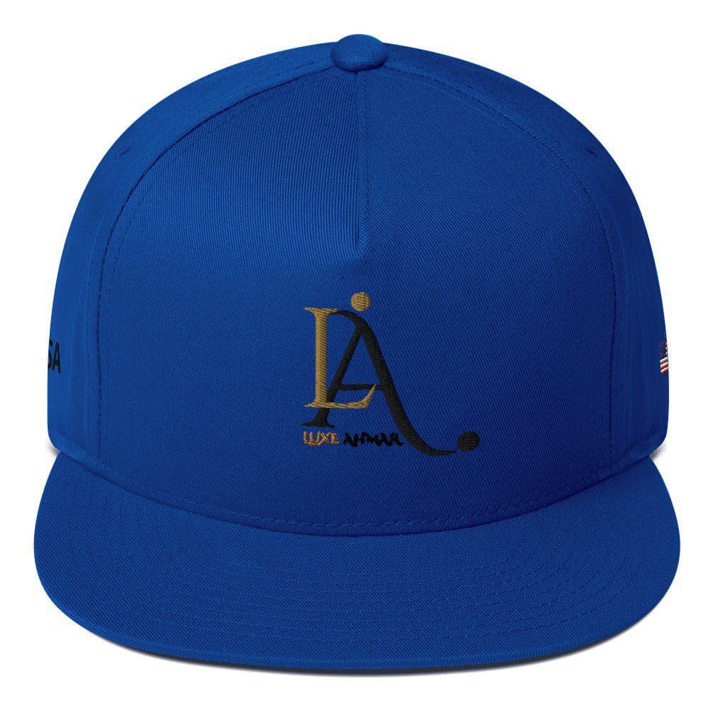 Luxe Ahmar Flat Bill Cap by LUXE AHMAR – Available at LUXE AHMAR