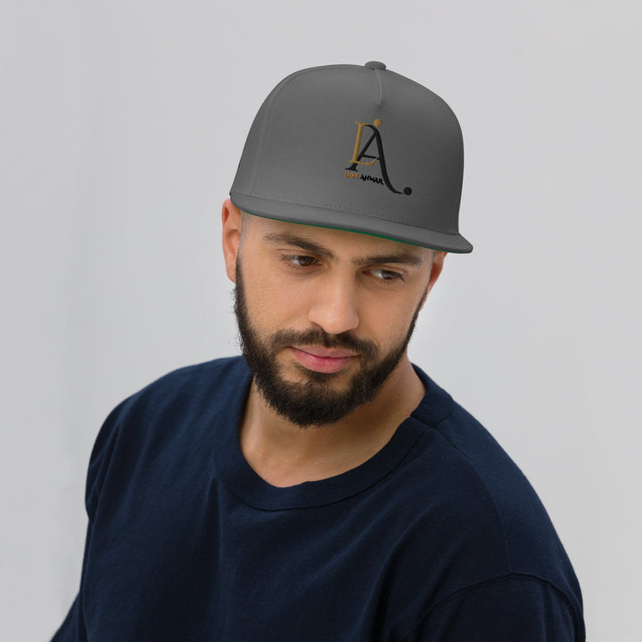 Luxe Ahmar Flat Bill Cap by LUXE AHMAR – Available at LUXE AHMAR