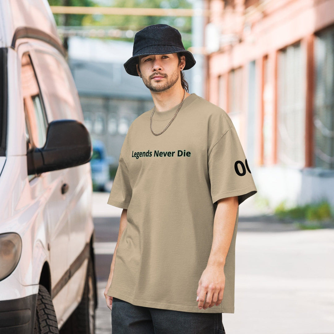 Luxe Ahmar Oversized Faded T-Shirt - Vintage Style with Modern Comfort by LUXE AHMAR – Available at LUXE AHMAR