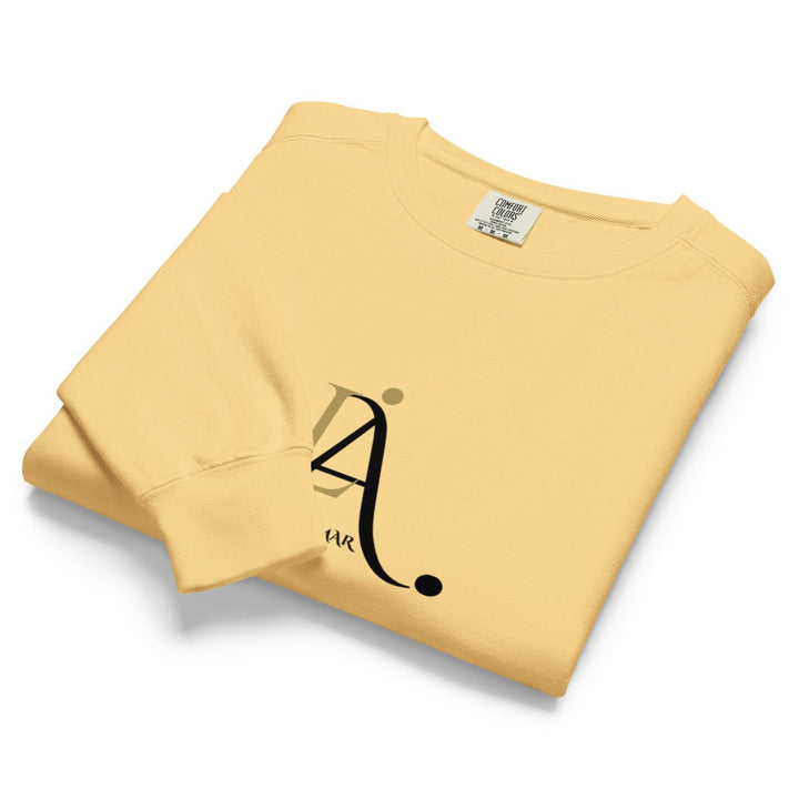 Luxe Ahmar Unisex Garment - Dyed Sweatshirt – Vintage Comfort & Timeless Style by LUXE AHMAR – Available at LUXE AHMAR