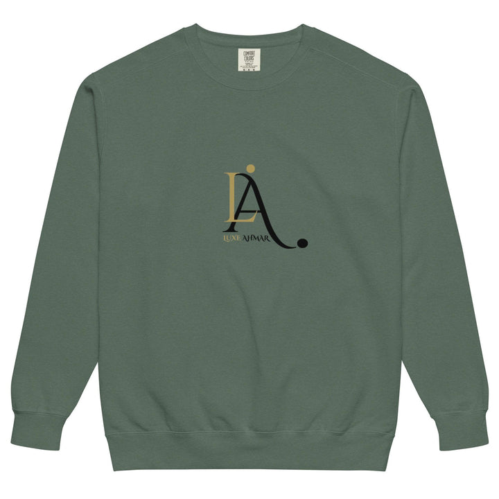 Luxe Ahmar Unisex Garment - Dyed Sweatshirt – Vintage Comfort & Timeless Style by LUXE AHMAR – Available at LUXE AHMAR