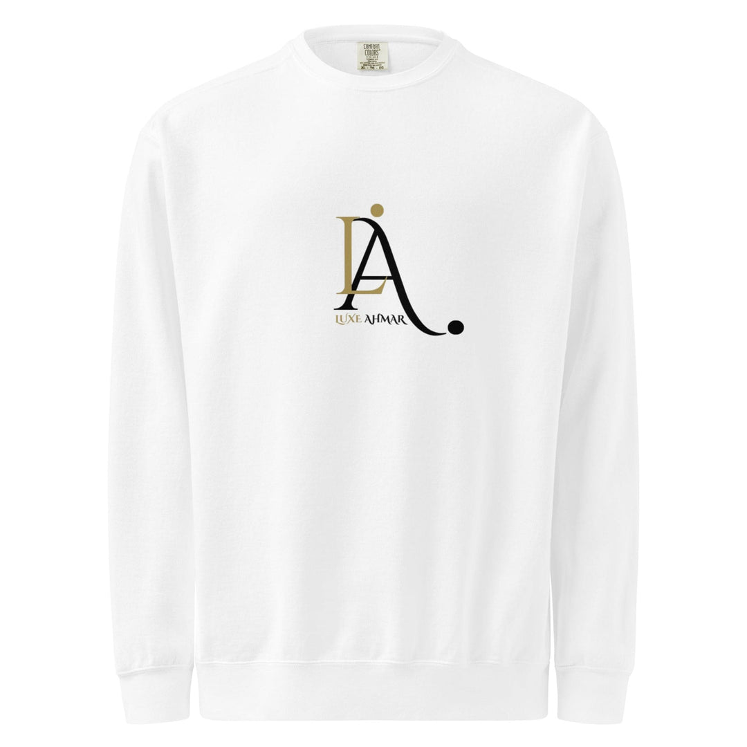 Luxe Ahmar Unisex Garment - Dyed Sweatshirt – Vintage Comfort & Timeless Style by LUXE AHMAR – Available at LUXE AHMAR