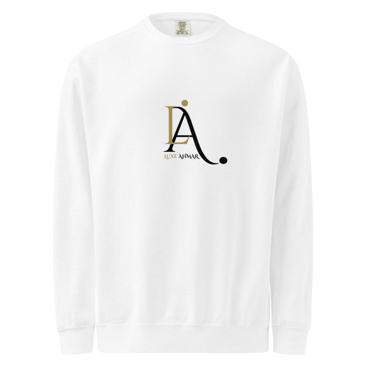 Luxe Ahmar Unisex Garment - Dyed Sweatshirt – Vintage Comfort & Timeless Style by LUXE AHMAR – Available at LUXE AHMAR