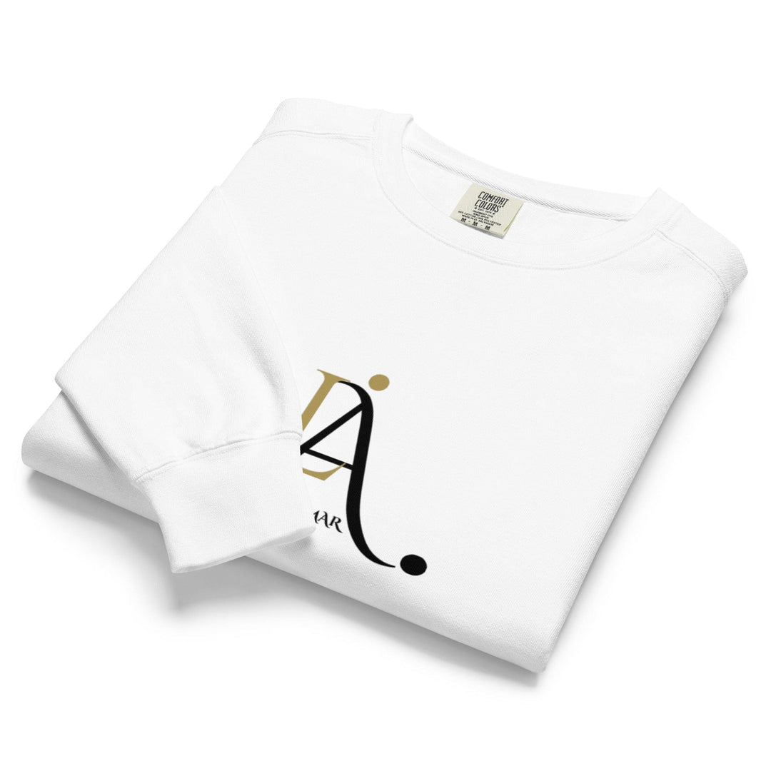 Luxe Ahmar Unisex Garment - Dyed Sweatshirt – Vintage Comfort & Timeless Style by LUXE AHMAR – Available at LUXE AHMAR