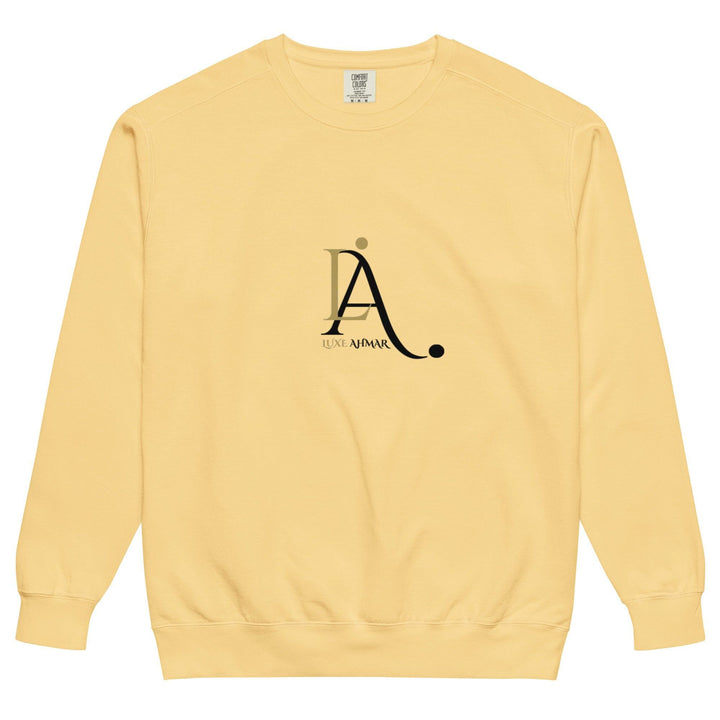 Luxe Ahmar Unisex Garment - Dyed Sweatshirt – Vintage Comfort & Timeless Style by LUXE AHMAR – Available at LUXE AHMAR