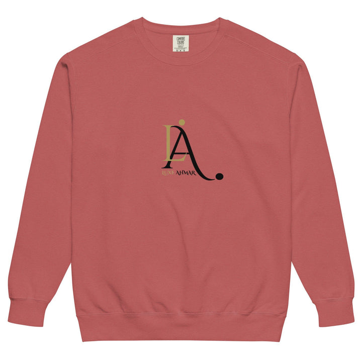 Luxe Ahmar Unisex Garment - Dyed Sweatshirt – Vintage Comfort & Timeless Style by LUXE AHMAR – Available at LUXE AHMAR