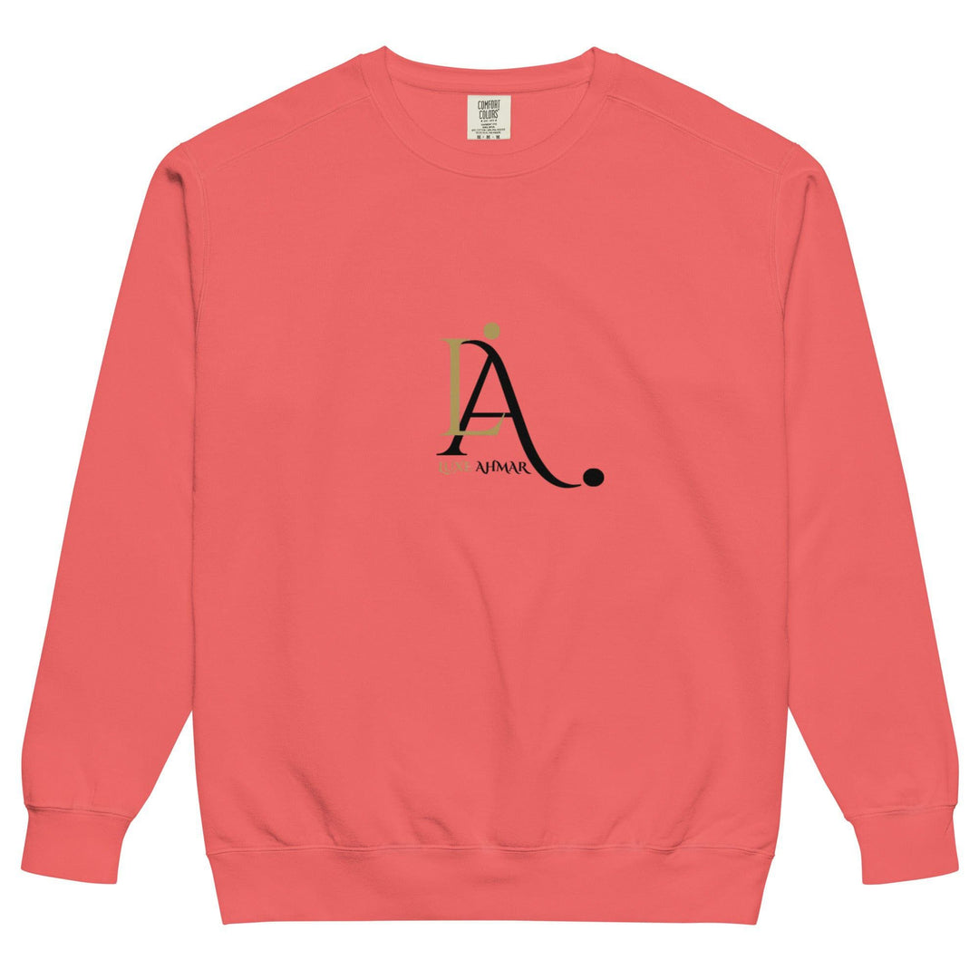 Luxe Ahmar Unisex Garment - Dyed Sweatshirt – Vintage Comfort & Timeless Style by LUXE AHMAR – Available at LUXE AHMAR