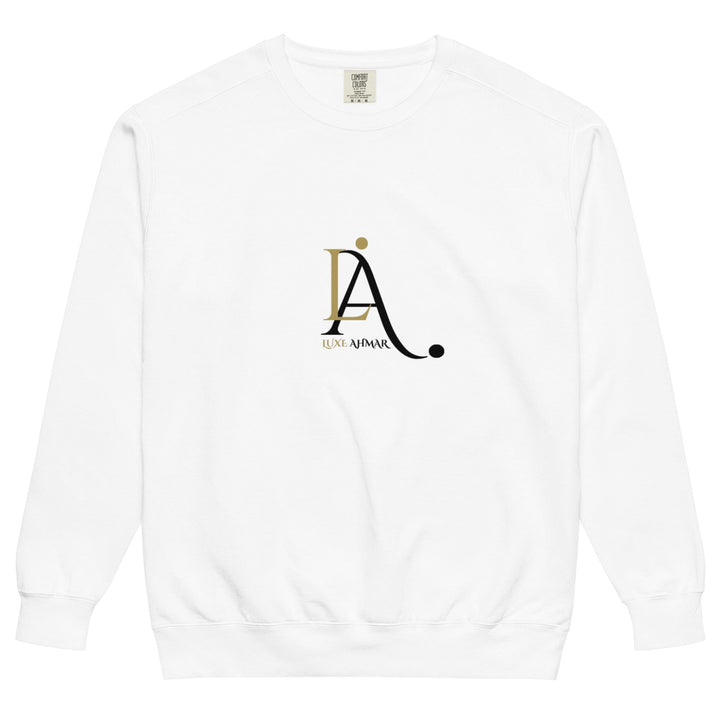 Luxe Ahmar Unisex Garment - Dyed Sweatshirt – Vintage Comfort & Timeless Style by LUXE AHMAR – Available at LUXE AHMAR
