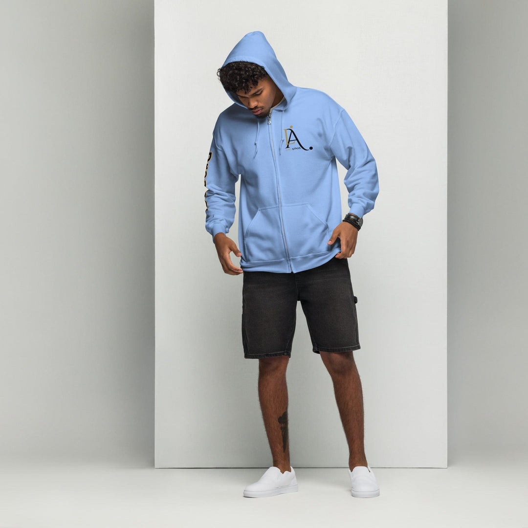 Luxe - Ahmar Unisex heavy blend zip hoodie by LUXE AHMAR – Available at LUXE AHMAR