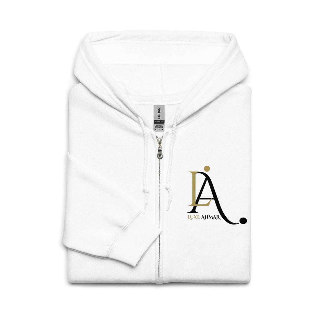 Luxe - Ahmar Unisex heavy blend zip hoodie by LUXE AHMAR – Available at LUXE AHMAR