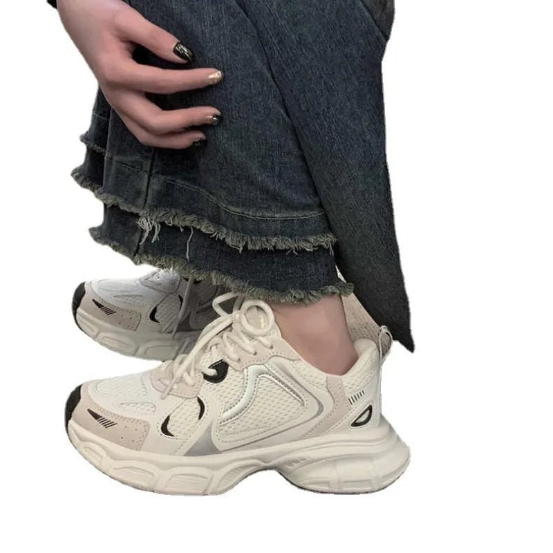 Luxury Women’s Chunky Sneakers – Breathable Mesh Trainers for Sports, Running & Casual Fitness by Luxe Ahmar – Available at LUXE AHMAR