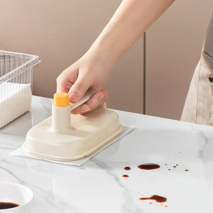 Magic Disposable Cleaning Brush with 50 Refill Rags – Multi - Purpose Scrubber for Kitchen, Bathroom, Windows, Glass & Furniture by LUXE AHMAR – Available at LUXE AHMAR