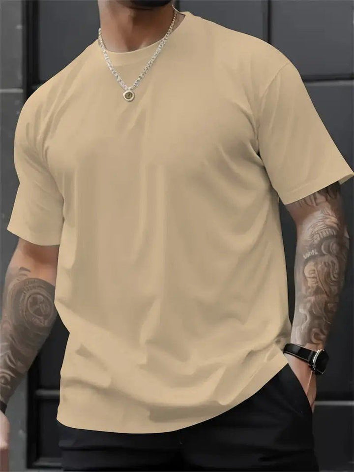 Men’s 3D Digital Print Round Neck T-Shirt – Loose Fit Summer Streetwear by LUXE AHMAR – Available at LUXE AHMAR