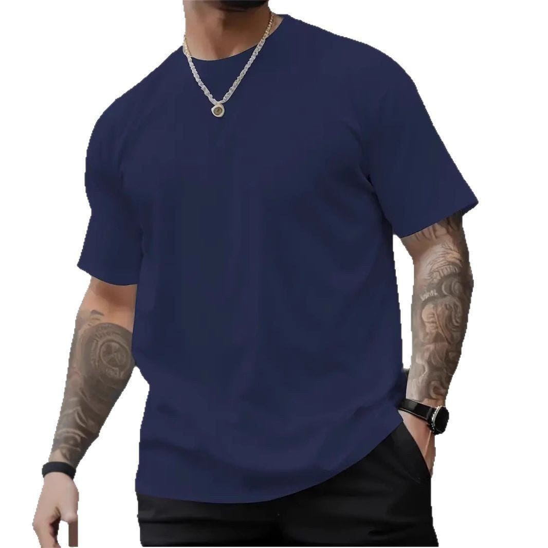 Men’s 3D Digital Print Round Neck T-Shirt – Loose Fit Summer Streetwear by LUXE AHMAR – Available at LUXE AHMAR