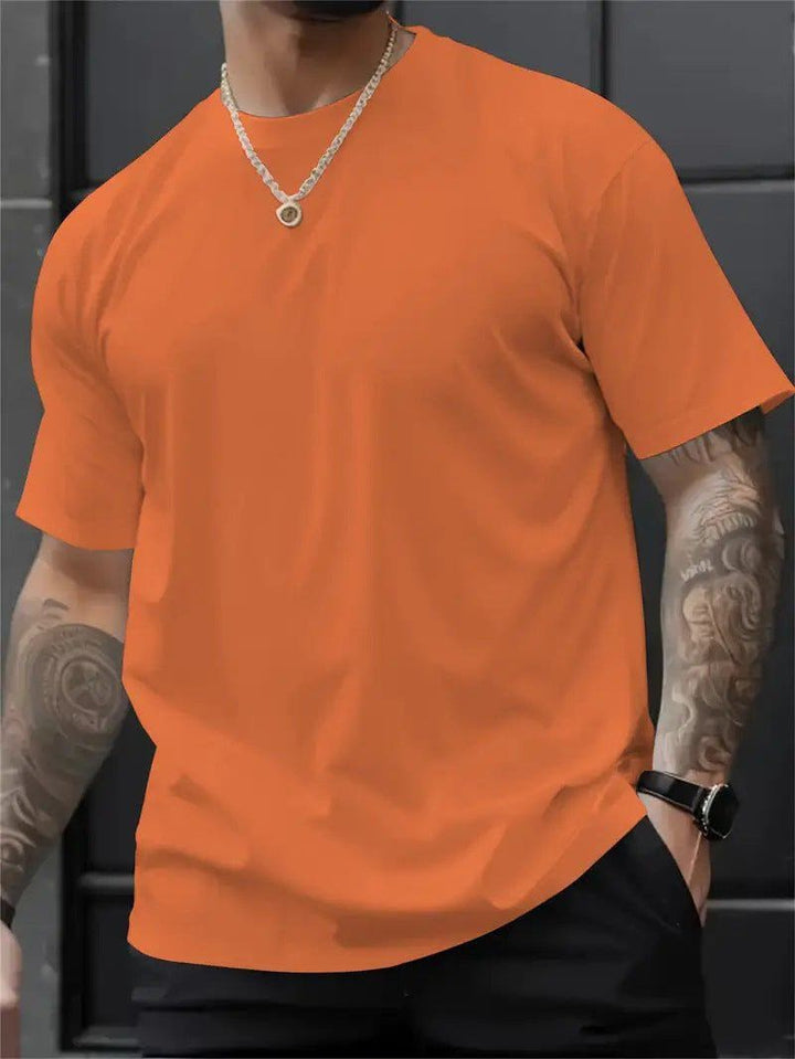 Men’s 3D Digital Print Round Neck T-Shirt – Loose Fit Summer Streetwear by LUXE AHMAR – Available at LUXE AHMAR