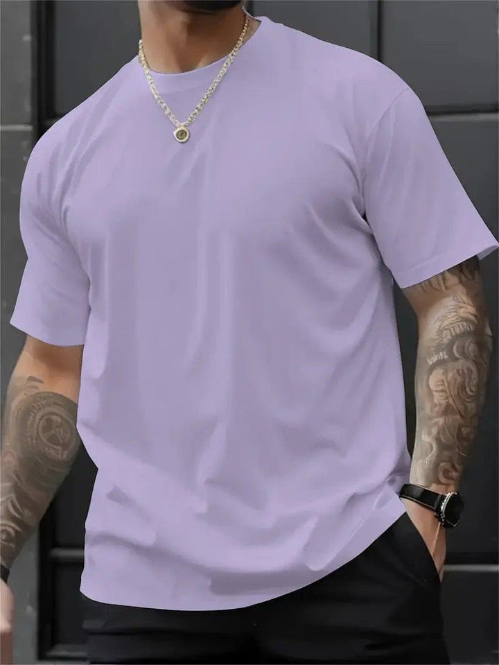 Men’s 3D Digital Print Round Neck T-Shirt – Loose Fit Summer Streetwear by LUXE AHMAR – Available at LUXE AHMAR