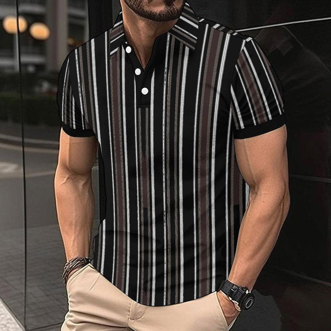 Men’s American Style Printed Tee – Casual Youth Pullover Short Sleeve by LUXE AHMAR – Available at LUXE AHMAR