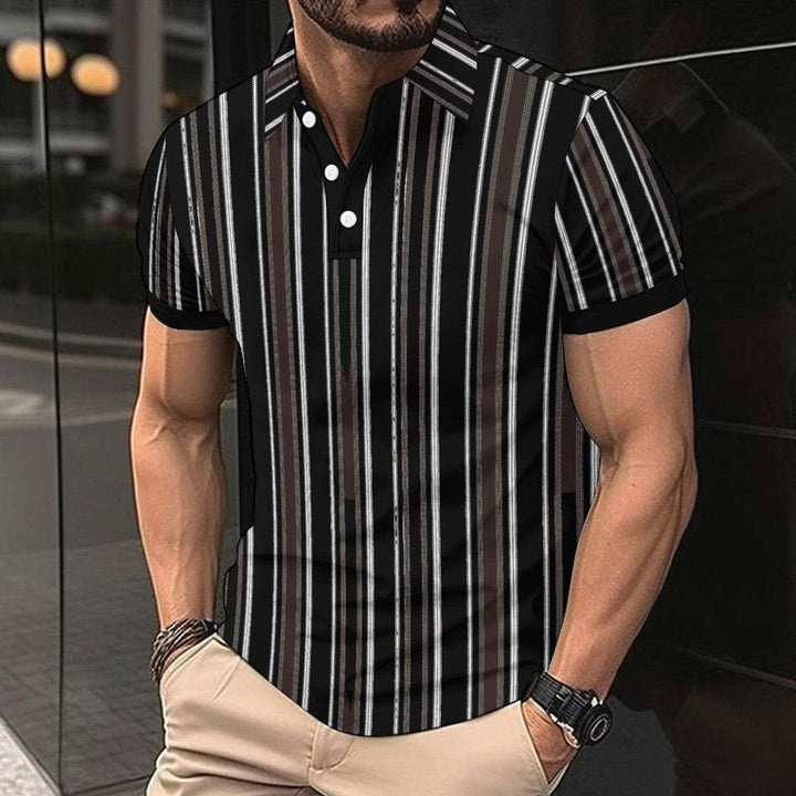 Men’s American Style Printed Tee – Casual Youth Pullover Short Sleeve by LUXE AHMAR – Available at LUXE AHMAR
