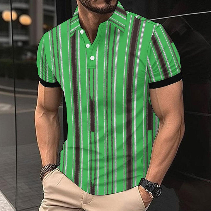 Men’s American Style Printed Tee – Casual Youth Pullover Short Sleeve by LUXE AHMAR – Available at LUXE AHMAR