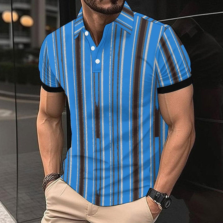 Men’s American Style Printed Tee – Casual Youth Pullover Short Sleeve by LUXE AHMAR – Available at LUXE AHMAR
