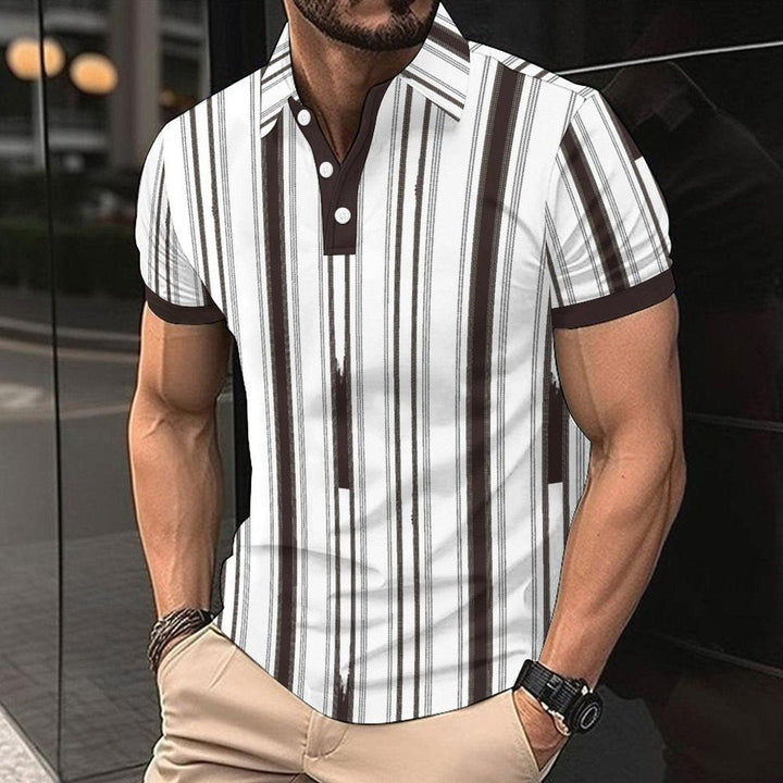 Men’s American Style Printed Tee – Casual Youth Pullover Short Sleeve by LUXE AHMAR – Available at LUXE AHMAR