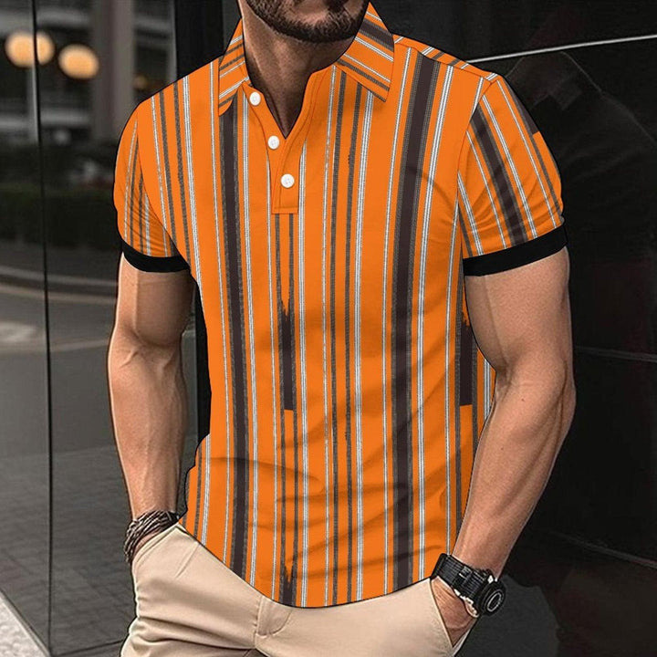Men’s American Style Printed Tee – Casual Youth Pullover Short Sleeve by LUXE AHMAR – Available at LUXE AHMAR